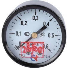 РОСМА ТМ-210Т.00 (0-0,6 MPa) G1/4 МАНОМЕТР 50мм осевой