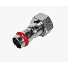 Переходник с накидной гайкой ВПр-ВР, 15х3/4, из нержавеющей стали ROMMER