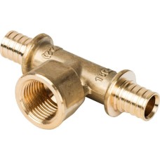 Тройник-переходник с внутренней резьбой Stout 16xRp 1/2"