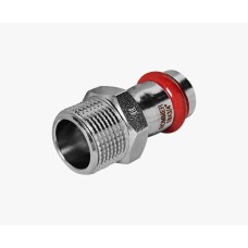 Переходник ВПр-НР, 18х3/4, из нержавеющей стали прессовой ROMMER