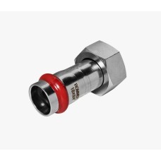 Переходник с накидной гайкой ВПр-ВР, 18х3/4, из нержавеющей стали ROMMER