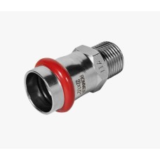 Переходник ВПр-НР, 22х1/2, из нержавеющей стали прессовой ROMMER