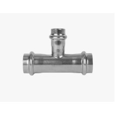 Тройник переходной ВПр, 22х18х22, из нержавеющей стали прессовой ROMMER