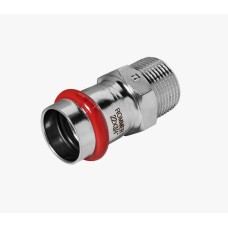 Переходник ВПр-НР, 22х3/4, из нержавеющей стали прессовой ROMMER