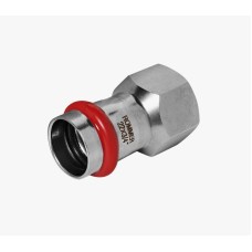 Переходник ВПр-ВР, 22х3/4, из нержавеющей стали прессовой ROMMER