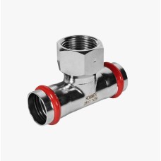 Тройник-переходник ВПр-ВР, 28х1, из нержавеющей стали прессовой ROMMER