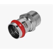 Переходник ВПр-НР, 28х1, из нержавеющей стали прессовой ROMMER