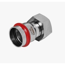 Переходник с накидной гайкой ВПр-ВР, 28х1, из нержавеющей стали ROMMER