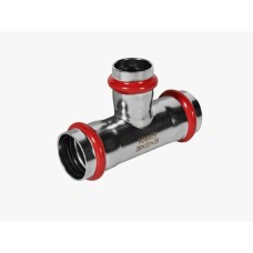 Тройник переходной ВПр, 28х22х28, из нержавеющей стали прессовой ROMMER