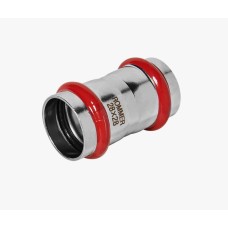 Муфта равнопроходная ВПр, 28, из нержавеющей стали прессовой ROMMER