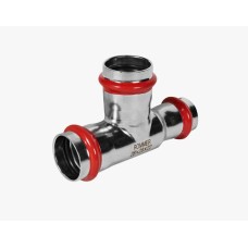 Тройник переходной ВПр, 28х28х22, из нержавеющей стали прессовой ROMMER