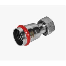 Переходник с накидной гайкой ВПр-ВР, 28х3/4, из нержавеющей стали ROMMER