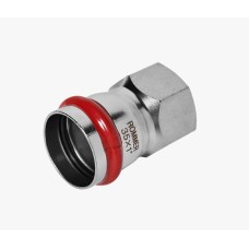 Переходник ВПр-ВР, 35х1, из нержавеющей стали прессовой ROMMER