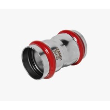 Муфта равнопроходная ВПр, 35, из нержавеющей стали прессовой ROMMER