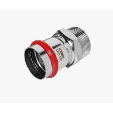 Переходник ВПр-НР, 42х1 1/2, из нержавеющей стали прессовой ROMMER