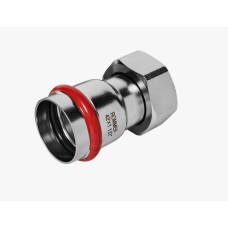 Переходник с накидной гайкой ВПр-ВР, 42х1 1/2, из нержавеющей стали ROMMER