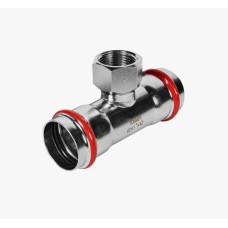 Тройник-переходник ВПр-ВР, 42х1, из нержавеющей стали прессовой ROMMER