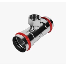 Тройник-переходник ВПр-ВР, 54х1, из нержавеющей стали прессовой ROMMER