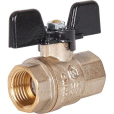 Кран Stout шаровый 1/2" ММ  бабочка