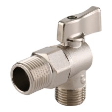 Кран шаровой угловой для сантехники 1/2 х 1/2 ПП Itap