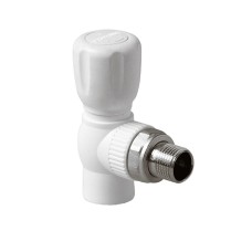 Кран для радиатора Pro Aqua d=20-1/2 PP-R Угловой