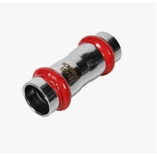 Муфта равнопроходная ВПр, 15, из нержавеющей стали прессовой ROMMER