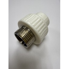 Муфта Pro Aqua d= 20-1/2 PP-R  НАР Белая