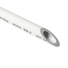 Труба Pro Aqua d= 20*3,4мм PP-R армированная ФОЛЬГОЙ в центре 