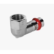 Угольник-переходник ВПр-ВР, 15х1/2, из нержавеющей стали прессовой ROMMER