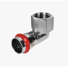 Угольник-переходник ВПр-ВР, 22х3/4, из нержавеющей стали прессовой ROMMER