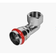 Угольник-переходник ВПр-ВР, 35х1, из нержавеющей стали прессовой ROMMER