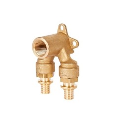 Проточный настенный угольник Stout 16x1/2"